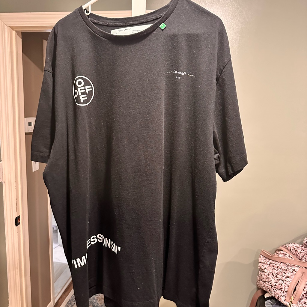 Off-White Black Impressions Tee